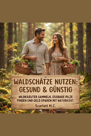 Waldschätze nutzen - Gesund & Günstig - Wildkräuter sammeln Essbare Pilze finden und Geld sparen mit Naturkost - cover