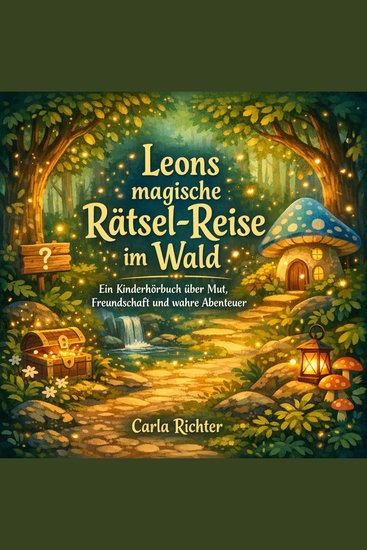 Leons magische Rätsel-Reise im Wald - Ein Kinderhörbuch über Mut Freundschaft und wahre Abenteuer - cover