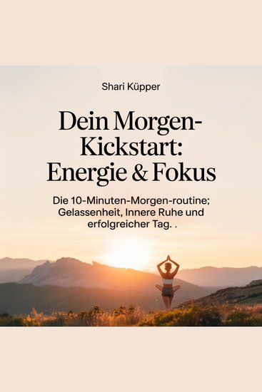 Dein Morgen-Kickstart - Energie & Fokus - Die 10-Minuten-Morgenroutine: Gelassenheit innere Ruhe und erfolgreicher Tag - cover