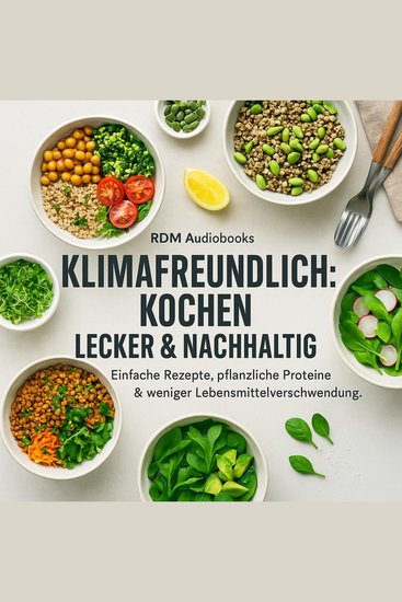 Klimafreundlich kochen - Lecker & nachhaltig - Einfache Rezepte pflanzliche Proteine & weniger Lebensmittelverschwendung - cover