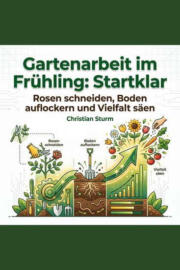 Gartenarbeit im Frühling: Startklar - Rosen schneiden Boden auflockern und Vielfalt säen - cover
