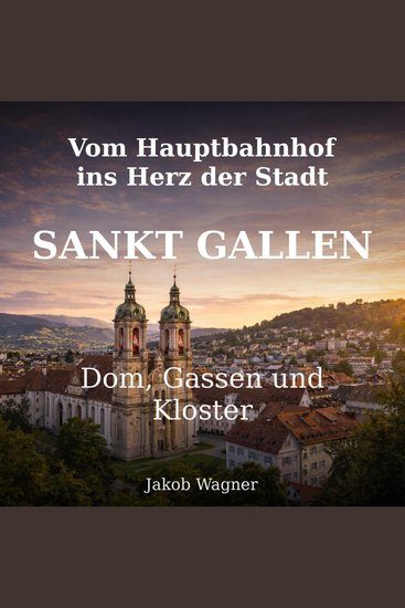 Vom Hauptbahnhof ins Herz der Stadt - Sankt Gallen Dom Gassen und Kloster - cover