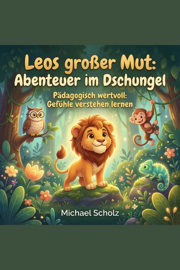 Leos großer Mut: Abenteuer im Dschungel - Pädagogisch wertvoll: Gefühle verstehen lernen - cover