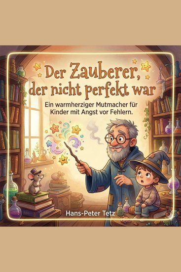 Der Zauberer der nicht perfekt war - Ein warmherziger Mutmacher für Kinder mit Angst vor Fehlern - cover