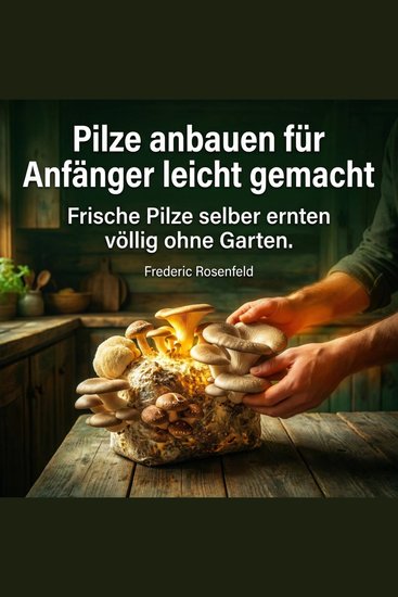 Pilze anbauen für Anfänger leicht gemacht - Frische Pilze selber ernten völlig ohne Garten - cover