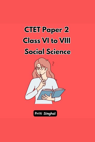 CTET Paper 2 Class VI to VIII Social Science - cover