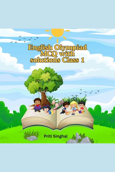 English Olympiad MCQ with solutions Class 1 - cover