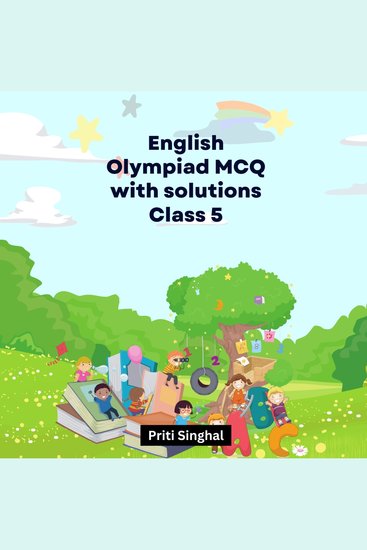 English Olympiad MCQ With Solutions Class 5 - cover