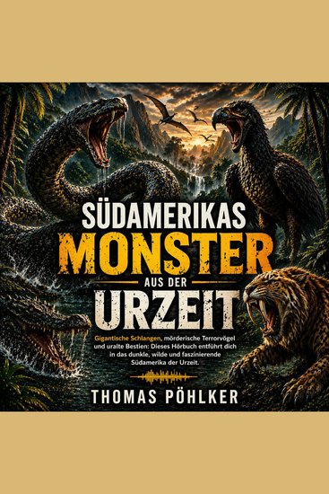 Südamerikas Monster aus der Urzeit - Gigantische Schlangen mörderische Terrorvögel und uralte Bestien: Dieses Hörbuc - cover