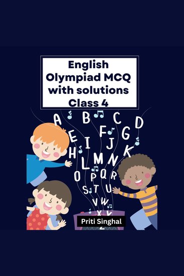 English Olympiad MCQ With Solutions Class 4 - cover
