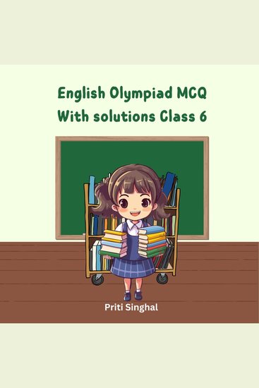 English Olympiad MCQ With Solutions Class 6 - cover
