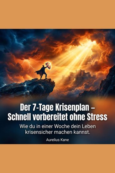 Der 7-Tage Krisenplan – Schnell vorbereitet ohne Stress - Wie du in einer Woche dein Leben krisensicher machen kannst - cover