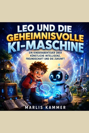 Leo und die geheimnisvolle KI-Maschine - Ein Kinderabenteuer über künstliche Intelligenz Freundschaft und die Zukunft - cover