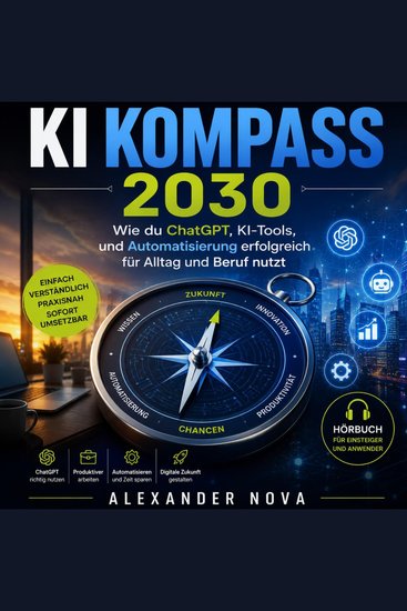KI Kompass 2030 - Wie du ChatGPT KI-Tools und Automatisierung erfolgreich für Alltag und Beruf nu - cover