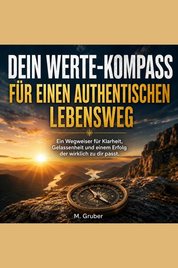 Dein Werte-Kompass für einen authentischen Lebensweg - Ein Wegweiser für Klarheit Gelassenheit und einem Erfolg der wirklich zu dir pa - cover