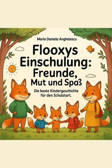 Flooxys Einschulung - Ein Abenteuer voller Freunde - Eine liebevolle Kindergeschichte über Mut Zusammenhalt und den Schulalltag - cover