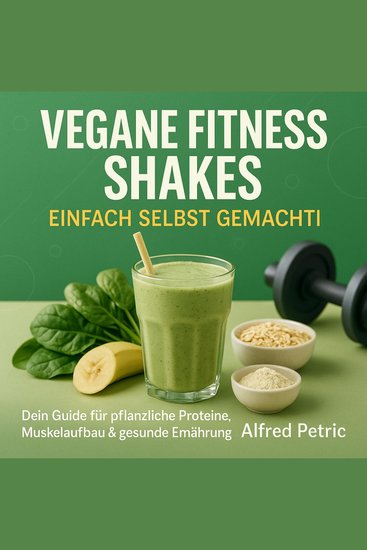 Vegane Fitness Shakes - Einfach selbst gemacht! - Dein Guide für pflanzliche Proteine Muskelaufbau & gesunde Ernährung - cover