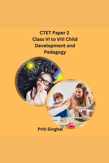 CTET Paper 2 Class VI to VIII Child Development and Pedagogy - cover