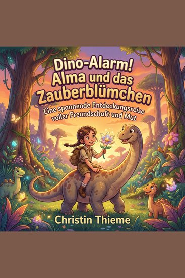 Dino-Alarm! Alma und das Zauberblümchen - Eine spannende Entdeckungsreise voller Freundschaft und Mut - cover