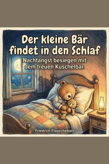 Der kleine Bär findet in den Schlaf - Nachtangst besiegen mit dem treuen Kuschelbär - cover