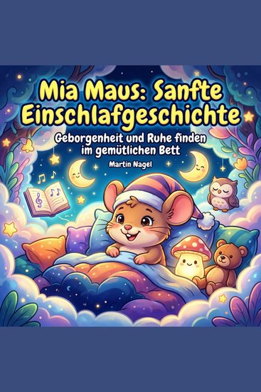 Mia Maus: Sanfte Einschlafgeschichte - Geborgenheit und Ruhe finden im gemütlichen Bett - cover