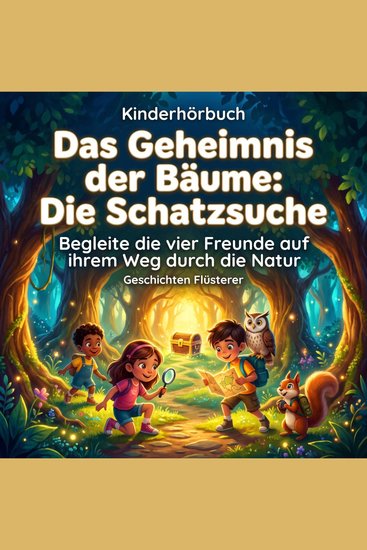 Das Geheimnis der Bäume: Die Schatzsuche - Begleite die vier Freunde auf ihrem Weg durch die Natur - cover