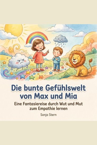 Die bunte Gefühlswelt von Max und Mia - Eine Fantasiereise durch Wut und Mut zum Empathie lernen - cover