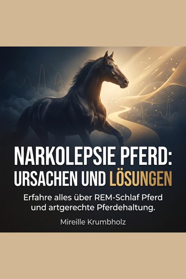 Narkolepsie Pferd: Ursachen und Lösungen - Erfahre alles über REM-Schlaf Pferd und artgerechte Pferdehaltung - cover