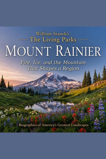 William Stanek's The Living Mount Rainier Biography - Fire Ice and the Mountain That Shapes a Region - cover