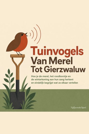 Tuinvogels Van Merel Tot Gierzwaluw - Hoe Je De Merel Het Roodborstje En De Winterkoning Aan Hun Zang Herkent En Eindelijk Begrijpt Wat Ze Elkaar Vertellen - cover