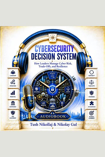 Cybersecurity Decision System - How Leaders Manage Cyber Risk Trade-Offs and Resilience - cover