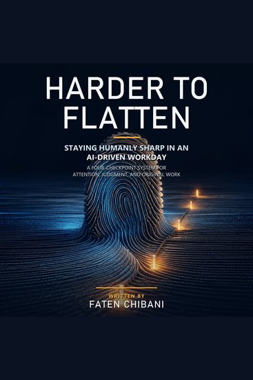Harder to Flatten - Staying Humanly Sharp in an AI-Driven Workday: A Four-Checkpoint System for Attention Judgment and Original Work - cover