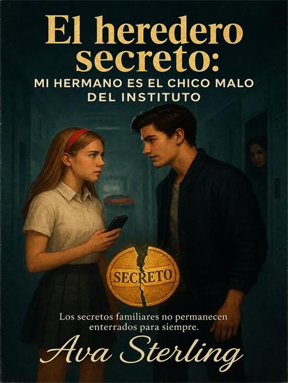 El heredero secreto: Mi hermano es el chico malo del instituto - cover