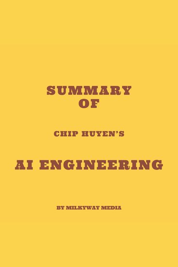 Summary of Chip Huyen’s AI Engineering - cover