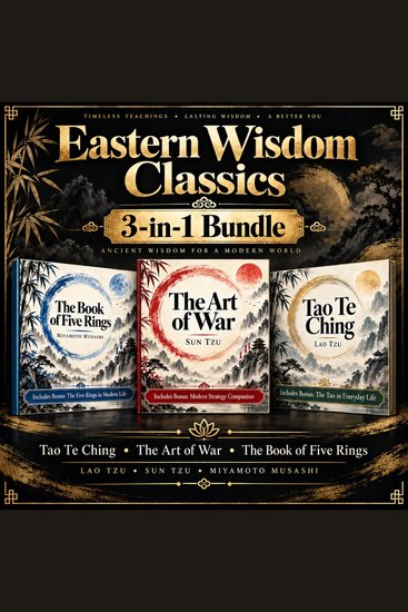 Eastern Wisdom Classics: Tao Te Ching The Art of War & The Book of Five Rings - 3-in-1 bundle - cover