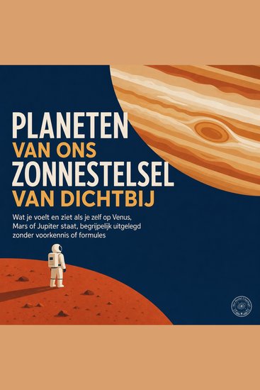 Planeten Van Ons Zonnestelsel Van Dichtbij - Wat Je Voelt En Ziet Als Je Zelf Op Venus Mars of Jupiter Staat Begrijpelijk Uitgelegd Zonder Voorkennis of Formules - cover