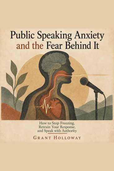 Public Speaking Anxiety And The Fear Behind It - How to Stop Freezing Retrain your Response and Speak With Authority - cover