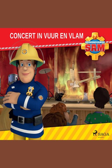 Brandweerman Sam - Concert in vuur en vlam - cover