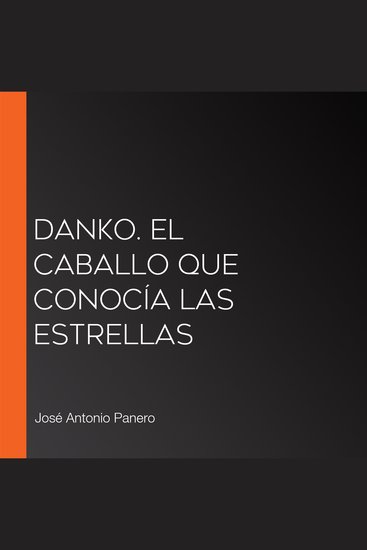Danko El caballo que conocía las estrellas - cover