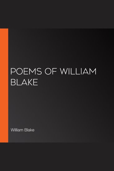 Poems of William Blake - cover