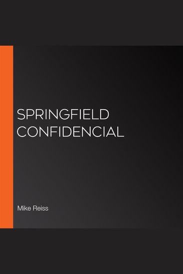 Springfield Confidencial - cover