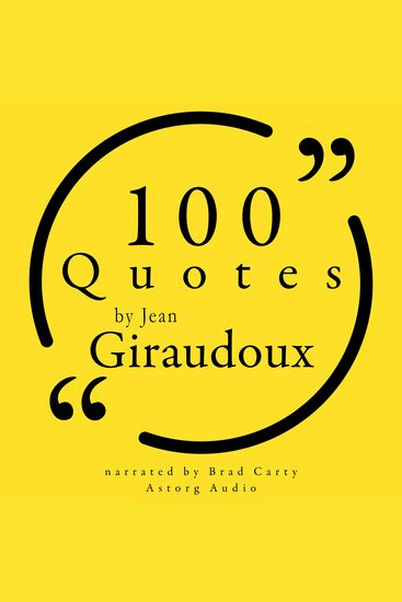100 Quotes by Jean Giraudoux - cover
