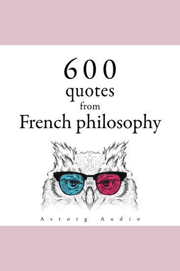 600 Quotations from French philosophy - cover