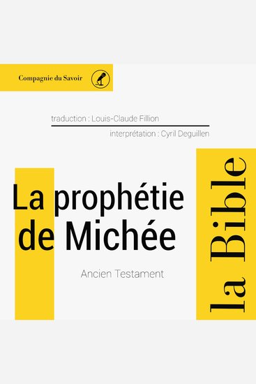 La Prophétie de Michée - unabridged - cover