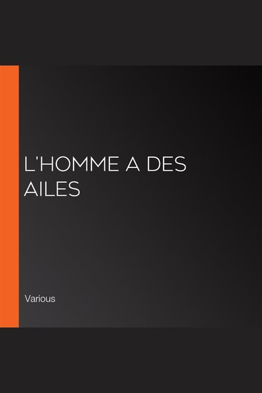 L'Homme a des ailes - cover