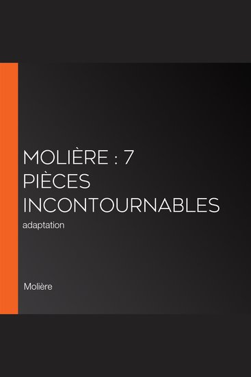 Molière : 7 pièces incontournables - adaptation - cover
