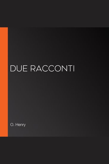 Due racconti - cover