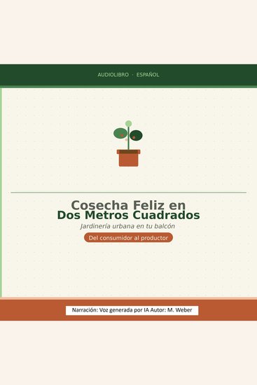 Felicidad de cosecha en dos metros cuadrados - Cómo cultivar tus propias verduras en balcón y terraza – durante todo el año sostenible sin conocimientos previos - cover