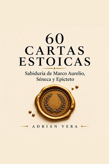 60 CARTAS ESTOICAS - Guía de estoicismo: sabiduría práctica de Marco Aurelio Séneca y Epicteto para vivir con calma propósito y fortaleza interior - cover