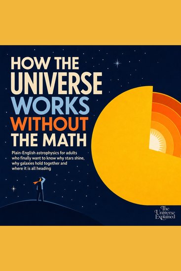 How the Universe Works Without the Math - Plain English Astrophysics for Adults Who Finally Want to Know Why Stars Shine Why Galaxies Hold Together and Where It Is All Heading - cover